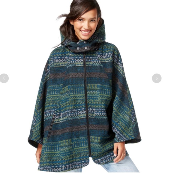WILDFLOWER Womens Green Zip Up Winter Jacket Coat ONE SIZE Nature Woods - Picture 1 of 17